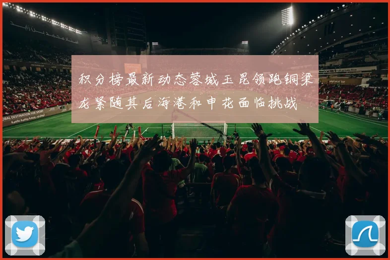 积分榜最新动态蓉城玉昆领跑铜梁龙紧随其后海港和申花面临挑战